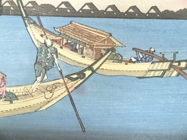 道具 ] - 道具 葛飾北斎 百人一首うはか縁説 清原深養父 手摺浮世絵木